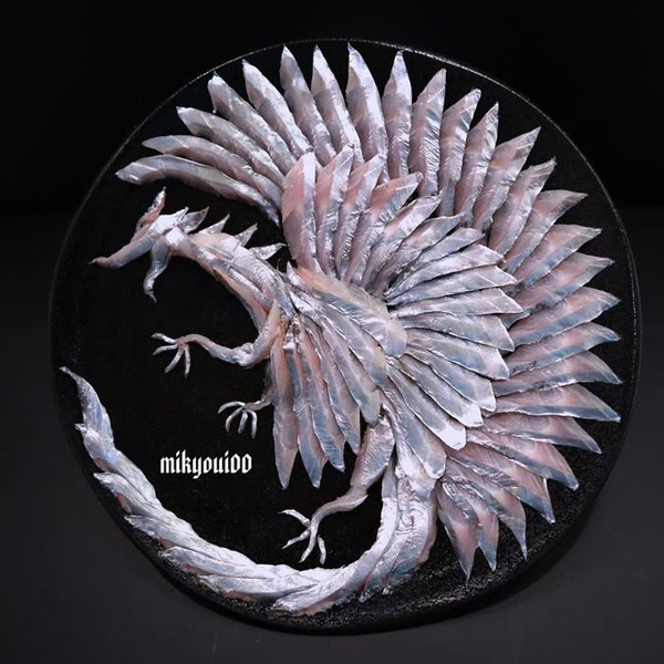 Người đàn ông Nhật biến sashimi thành tranh 3D đẹp không nỡ ăn