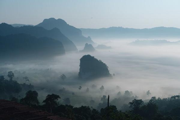 Quán cà phê cao hơn mây ở Thái Lan