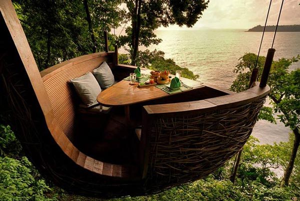 Resort Thái Lan nơi bạn được phục vụ bữa ăn lơ lửng giữa rừng