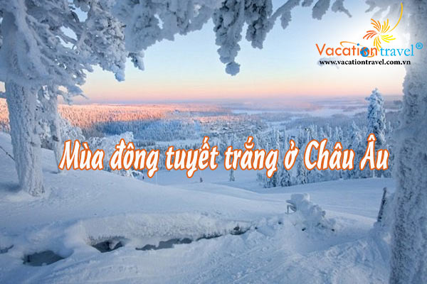 Mùa đông tuyết trắng ở châu Âu