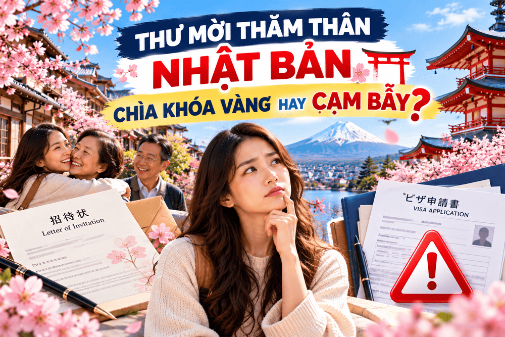 SỰ THẬT VỀ THƯ MỜI THĂM THÂN NHẬT BẢN: “CHÌA KHÓA VÀNG” HAY “CẠM BẪY” KHIẾN HỒ SƠ DỄ BỊ ĐÁNH TRƯỢT?