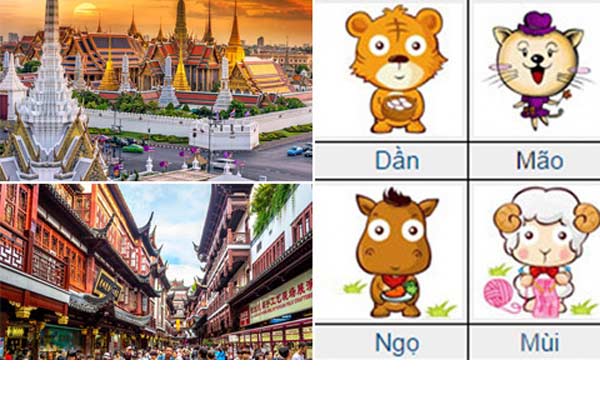 12 con giáp nên đi du lịch ở đâu trong năm Mậu Tuất