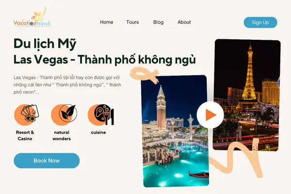 Du lịch Mỹ: Las Vegas - Điểm đến giải trí hàng đầu thế giới
