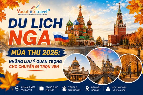 DU LỊCH NGA MÙA THU 2026: NHỮNG LƯU Ý QUAN TRỌNG CHO CHUYẾN ĐI TRỌN VẸN