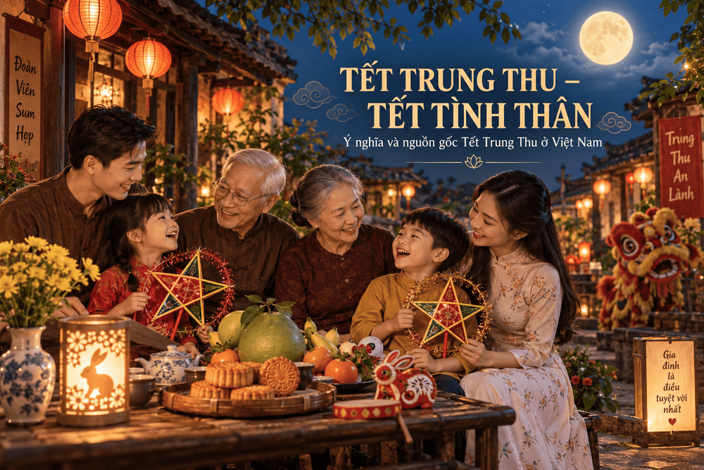 TẾT TRUNG THU – TẾT TÌNH THÂN: Ý NGHĨA VÀ NGUỒN GỐC TẾT TRUNG THU Ở VIỆT NAM