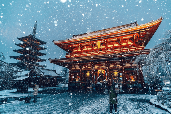 Tour Nhật Bản Mùa Đông 5N5Đ | Trượt Tuyết Fujiten – Osaka – Tokyo | Vietjet/VNA
